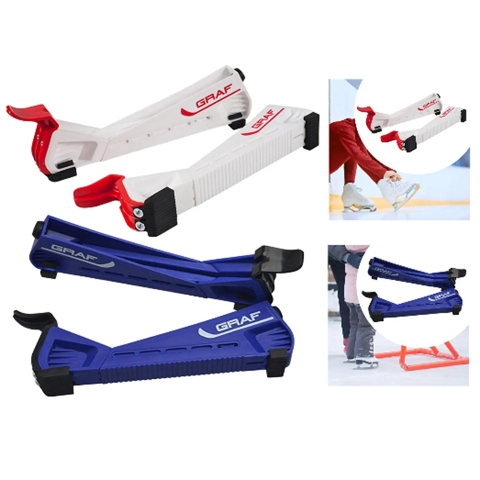 Ice Skate Guards, Adjustable Protector Figure Skate Guards Ice Blade Covers for Skates Hockey Skates Figure