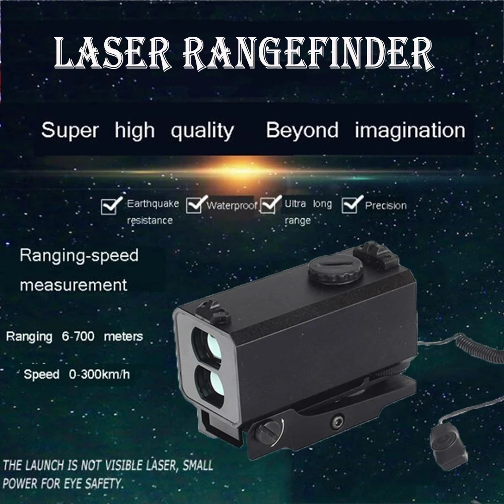 Laser Rangefinder Laser Distance Meter Outdoor Real-time Ranging Hunting And Shooting Display Mini Laser Automatic Rangefinder LRF Rangefinder 1200m LE032