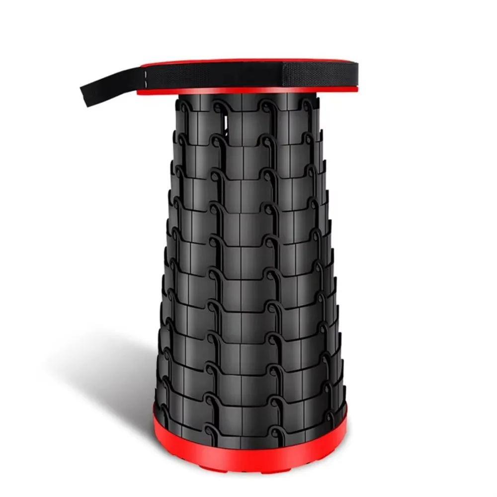 Multifunctional Foldable Round Stool Foldable Legs Ideal for Camping Fishing Outdoor Activities retractable stool