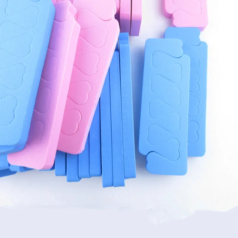 200PCS Pink Sponge Nail Art Toe Separators Fingers Foots Soft UV Gel Polish Beauty Tools Manicure Pedicure Pack Nail Kits 2#
