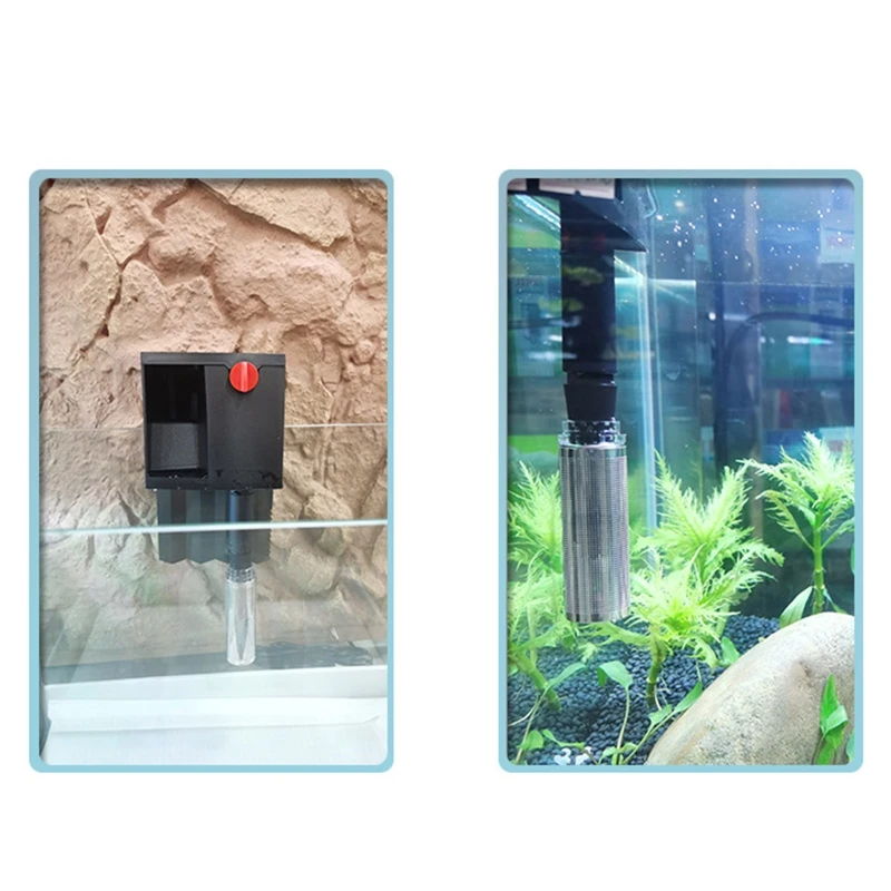 Stainless Steel Aquarium Filter Inflow Media Cover Micro Metal Mesh Shrimp Guard Filters 12mm 16mm Fish Tank Accessories