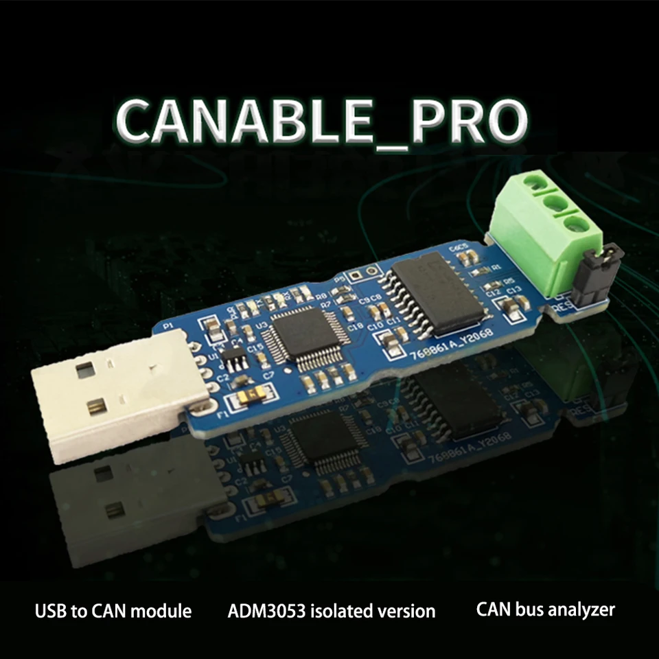 Modulo da USB a CAN di tipo C CANABLE V2.0 STM32G4 supporta l'analizzatore CAN Bus CAN2.0 CAN-FD  1420
