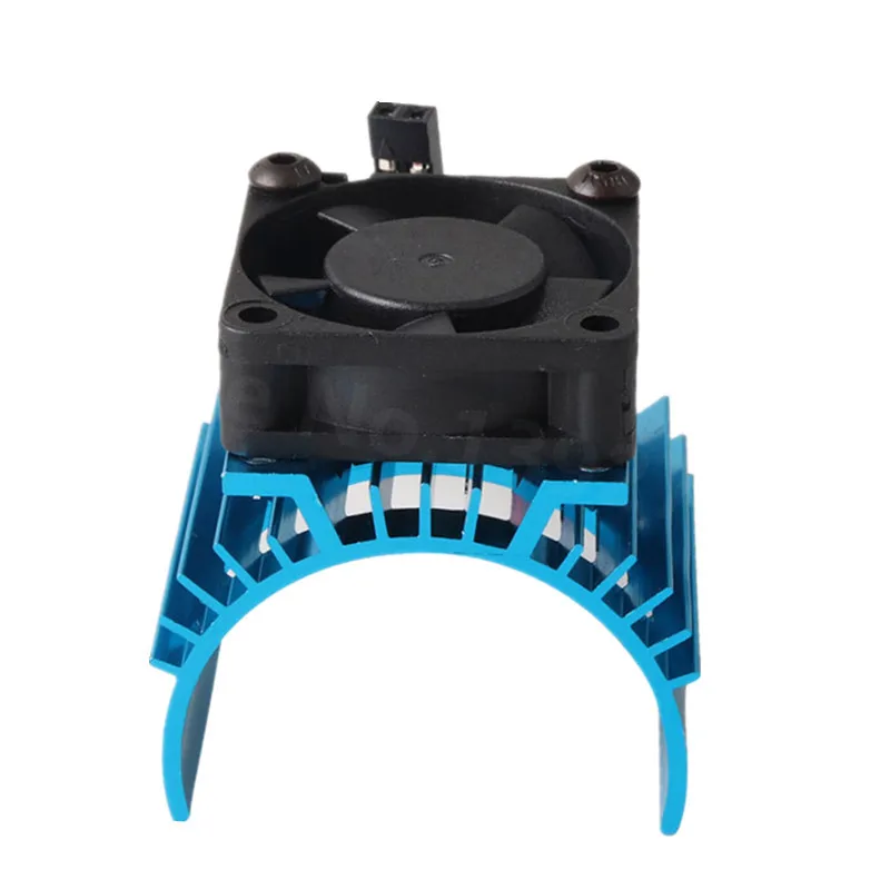 

Aluminum Heat Sink With 5V Cooling Fan For 1/10 Scale RC Car 540 550 3650 Size Motor 3S battery Heatsink