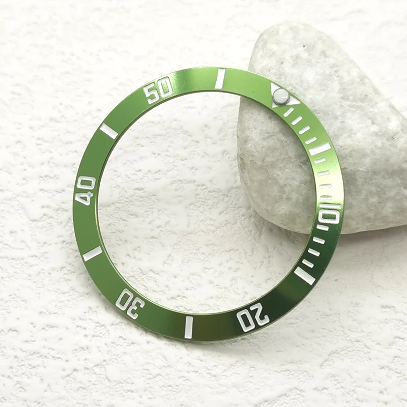 Aluminum Sloped Bezel Insert for Diver's Style Mechanical Watch Repair