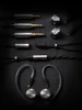 HIFI Temperament db1 db1e replaceable wire Titanium alloy cavity HIFI flat head moving coil headphones 5