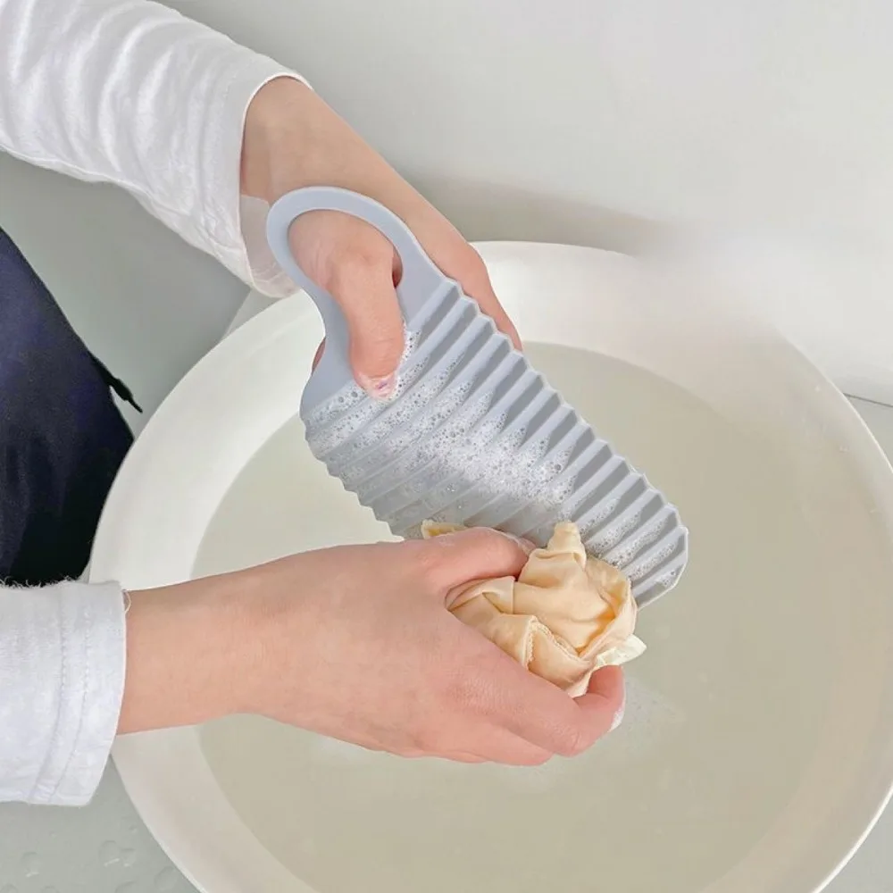 Laundry Board 1Pc Travel Portable Thicken Mini Washboard Creative Non-slip Washing Board Socks Clothes Cleaning Tools Laundry Products