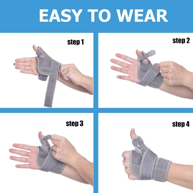 1Pc Hüvelykujj Spica Szilánk Stabilizáló Csukló Tartó Tartóelem Védő Protektor Carpalis Alagút Íngyulladás Fájdalom Megkönnyebbülés Jobb Bal Oldali Indítás - Image 6