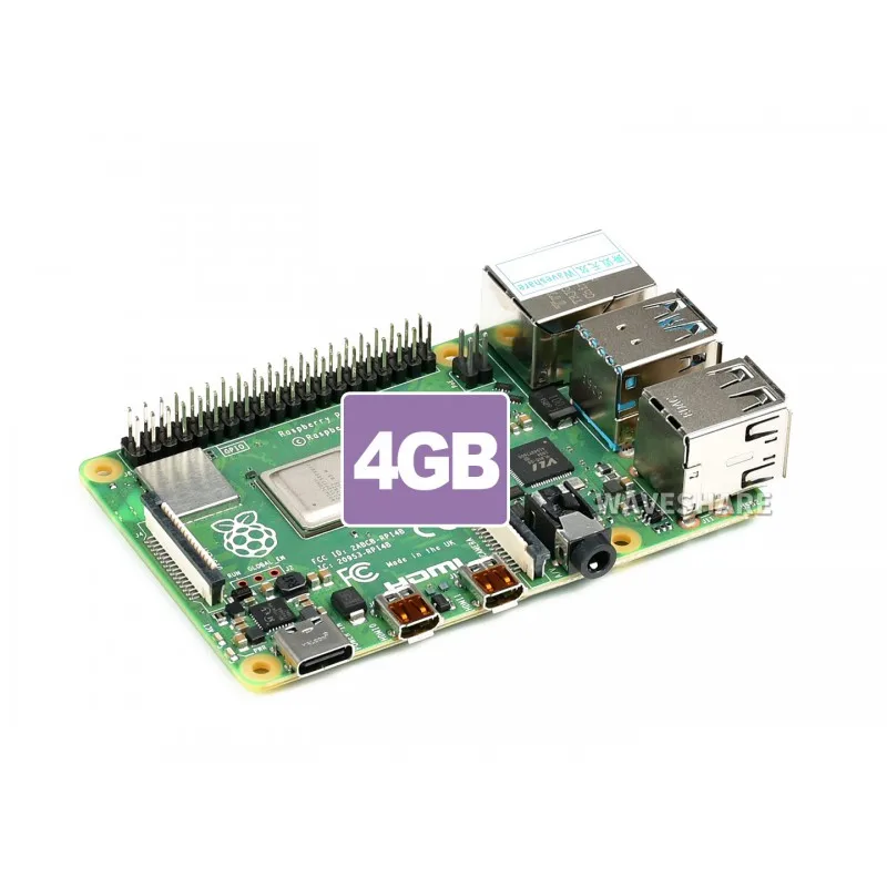 

Waveshare Pi 4 Model B 4GB RAM, полностью обновленный