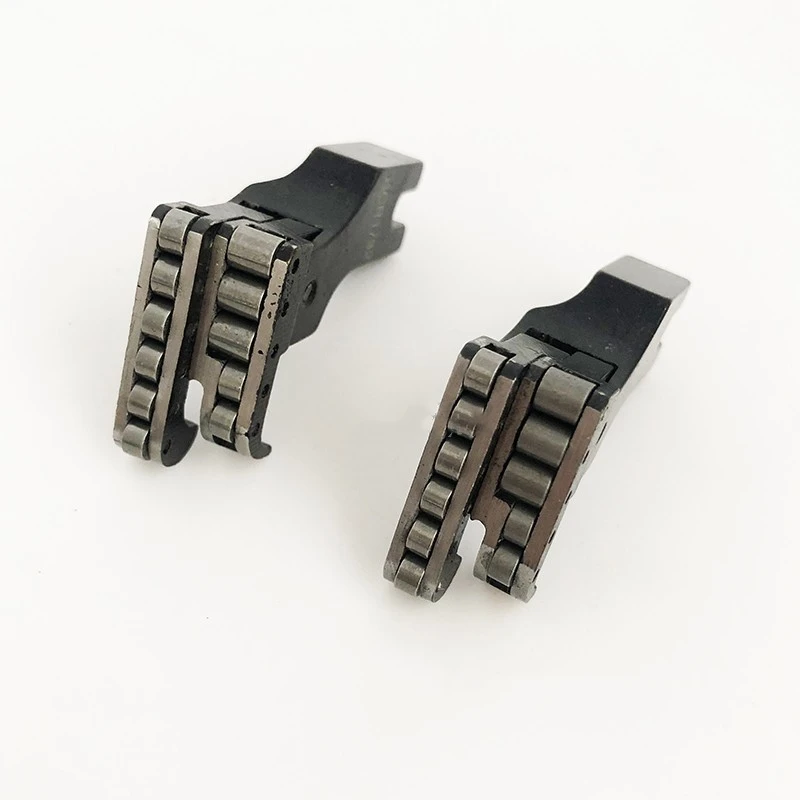 CR1/32N (0.1cm) Right Roller Compensating Presser Foot Fit Industrial Lockstitch Sewing Machine Made By Steel 11 PCS Wheels 4
