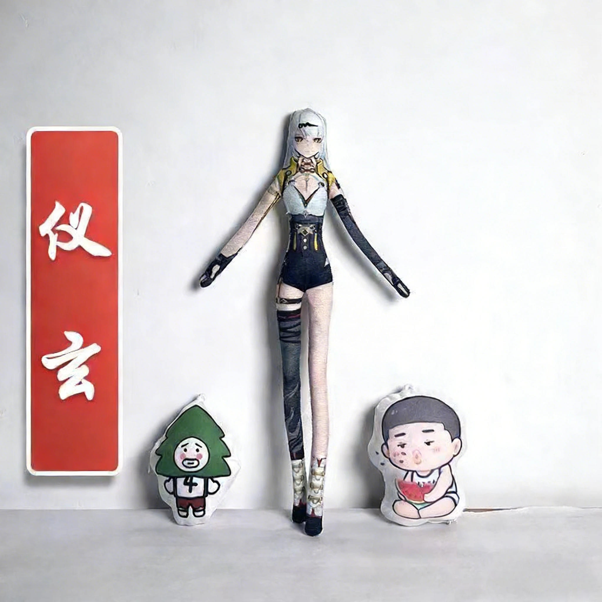 맞춤형 젠리스 존 제로 안비 데마라 애니메이션 플러시 인형 본체 와이어 스켈레톤 액션 인형 액세서리 장식 선물