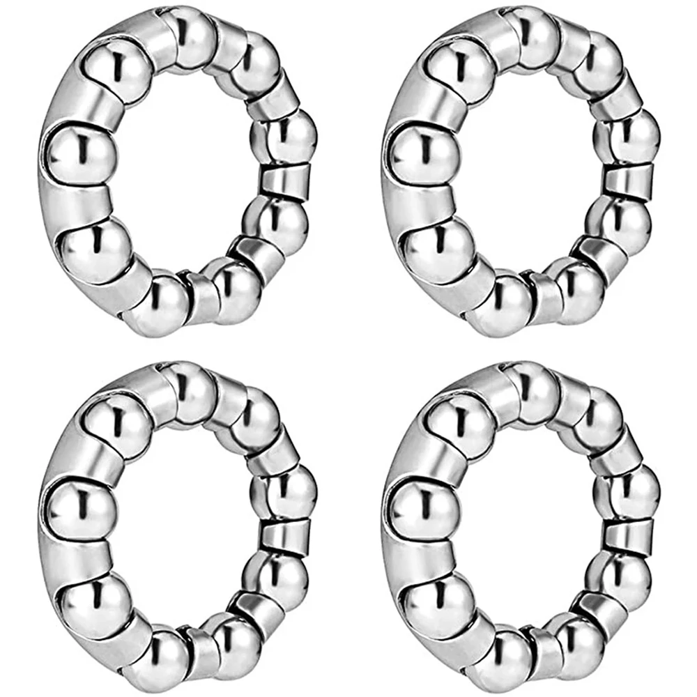 Bicycle Ball Bearing 5Pcs Bike Ball Bearing Retainer Replacement Mountain Bike Parts 1/4" x 9 Balls Repair Accessories for MTB Bicycle Crank