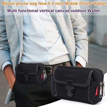 Man Belt Pouch Mobile Phone Bag for Phone Holster Bag Molle Waist Bag Pack Small Tactical Duty Belt Backpack Card Holder 5