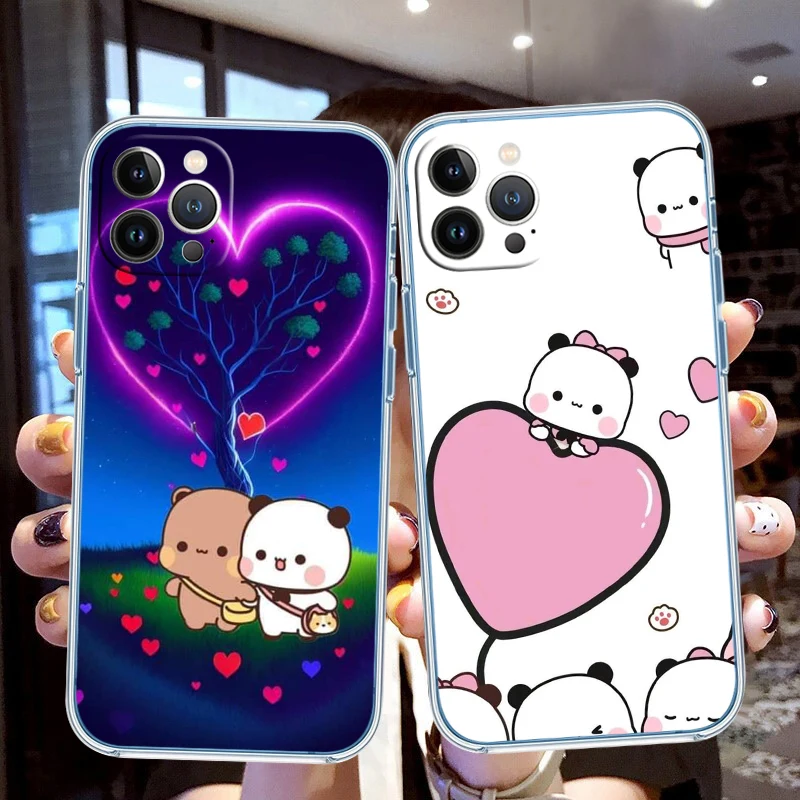 Transparent Protective Phone Case with BUBU DUDU Design