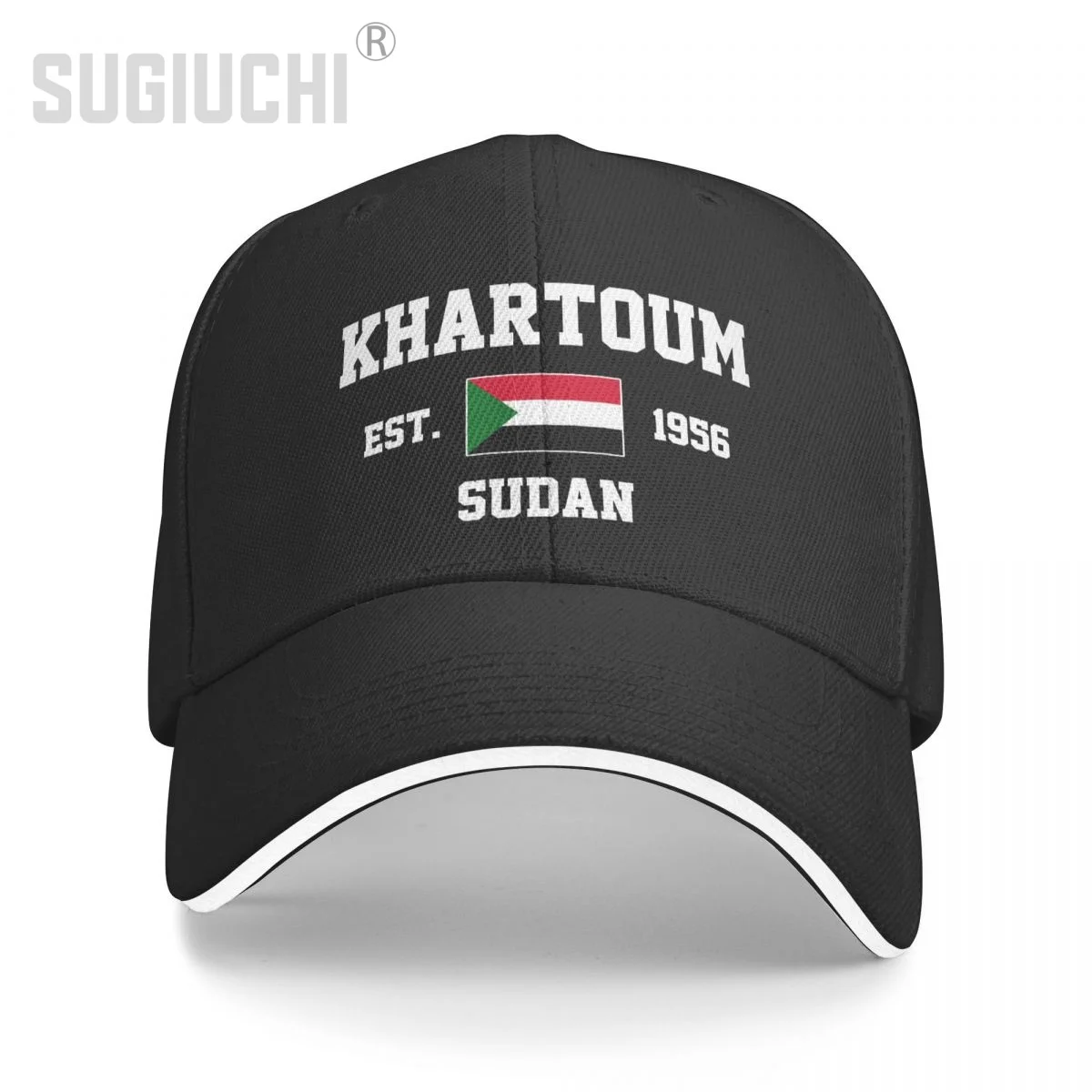 

Baseball Cap Sudan EST.1956 Khartoum Capital Men Women Unisex Hip Hop Sandwich Caps Snapback Golf Hat Fishing