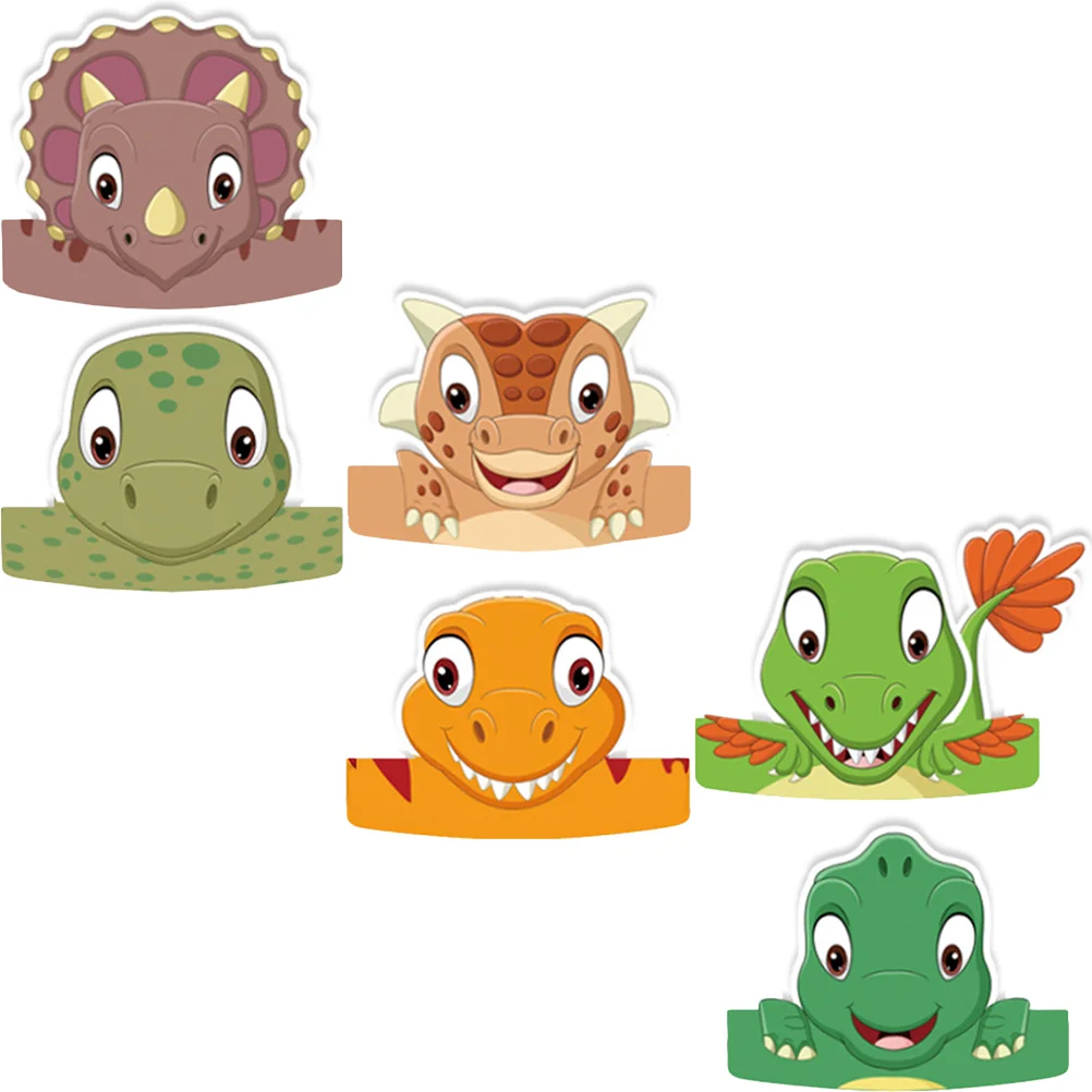 

Dinosaur Birthday Decor Children Birthday Hats Dinosaur Headwear Hats Prop Halloween Party Costumes Toy for Kids Decoration
