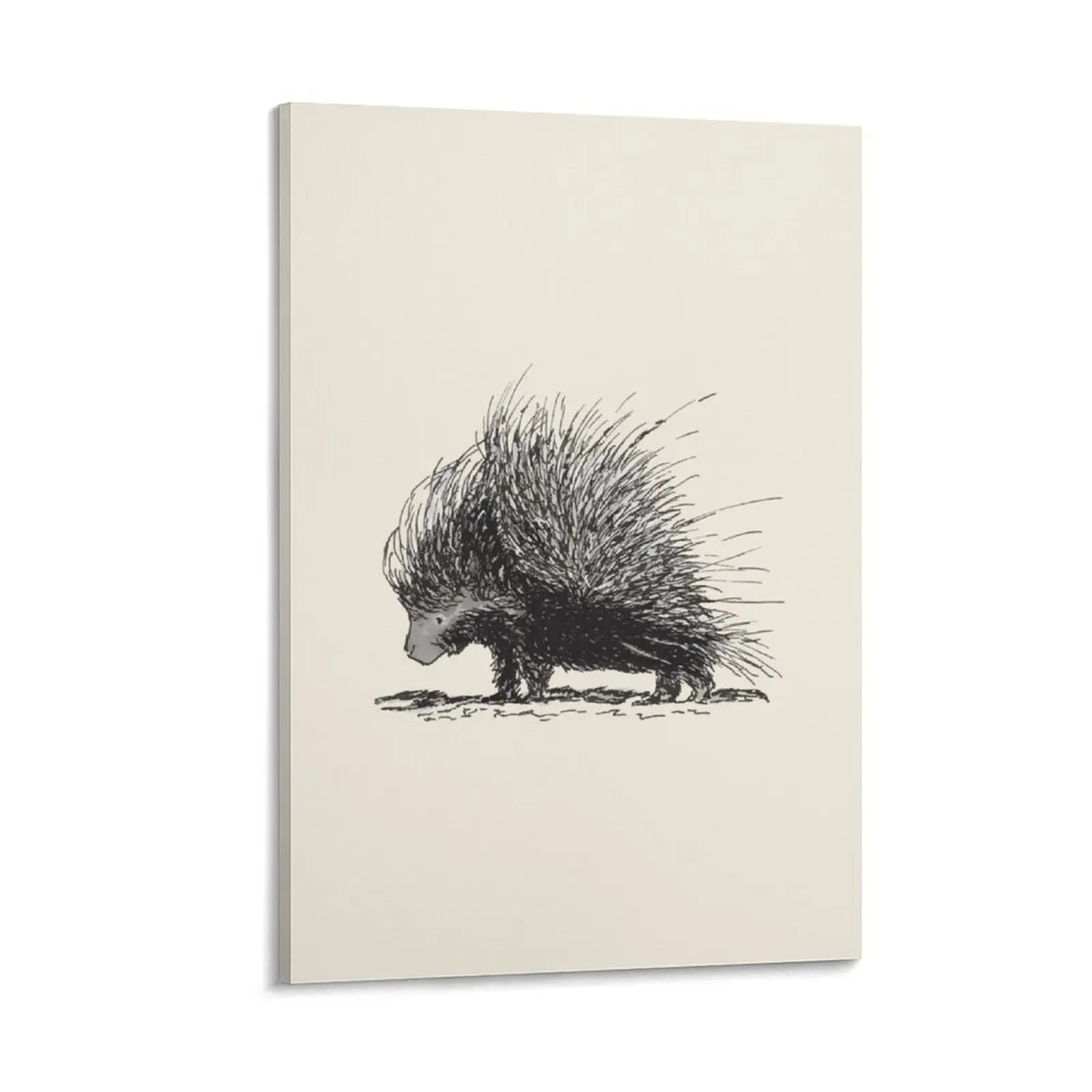 

Porcupine Canvas Painting posters for wall vintage home decor
