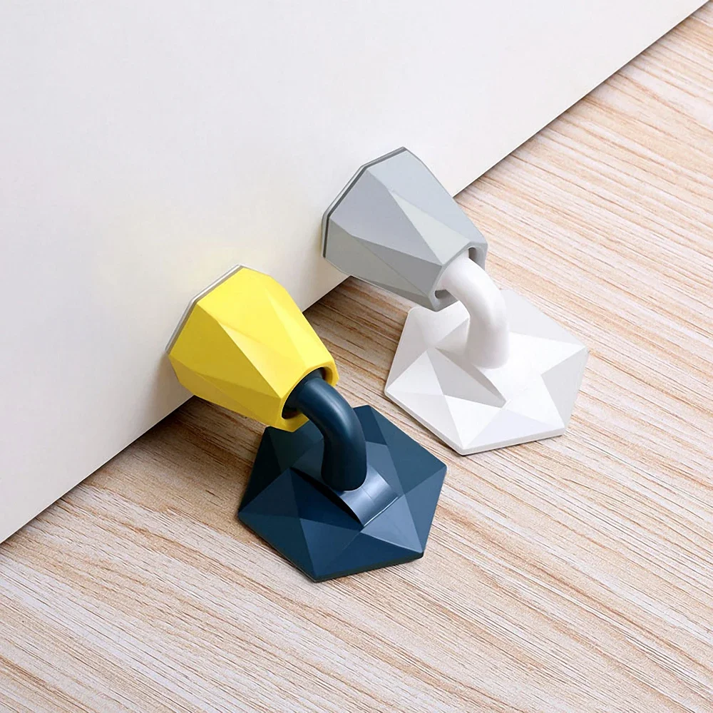 Mute Non-punch Silicone Door Stopper Touch Toilet Wall Absorption Door Plug Anti-bump Holder Gear Gate Resistance Stop door stopper silicone door stopper door stopper bumpers silicone rubber bumpers