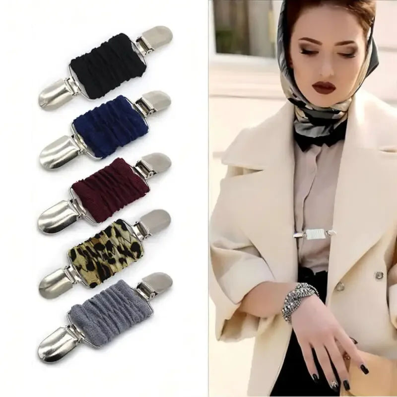 New Dress Women's Children's Back Strap Clip Set Elastic Clip Tightening Dress Open Collar Shirt
