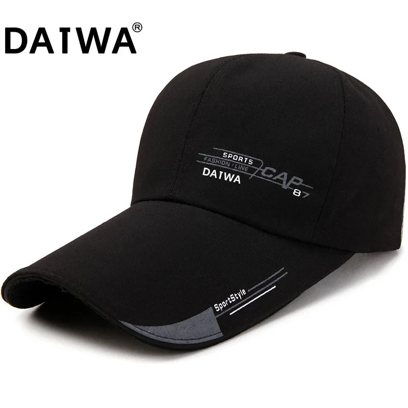 Datwa 여름 야외 스포츠 유니섹스 낚시 모자, 조절 가능한 자외선 차단 햇빛가리개, 캠핑 등산 캐주얼 낚시 야구 모자