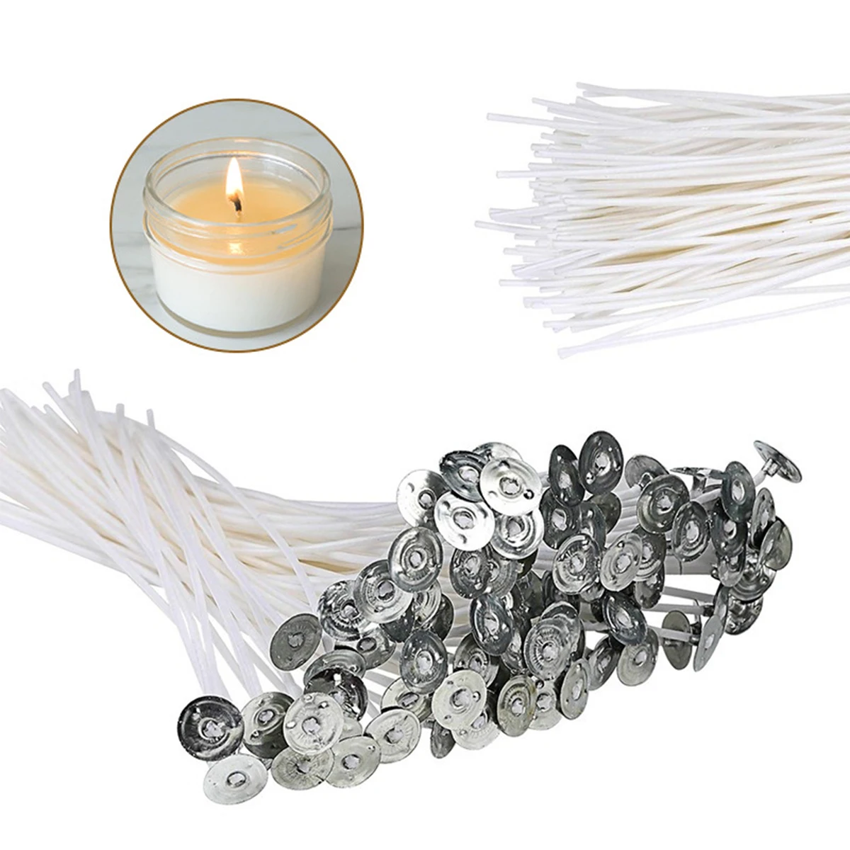 Mèches De Bougie, Coton Tressé Pour La Fabrication De Bougies Bricolage