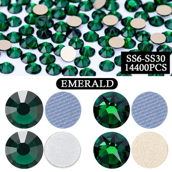 Emerald Non Hotfix & Hotfix Top Quality Rhinestones 1