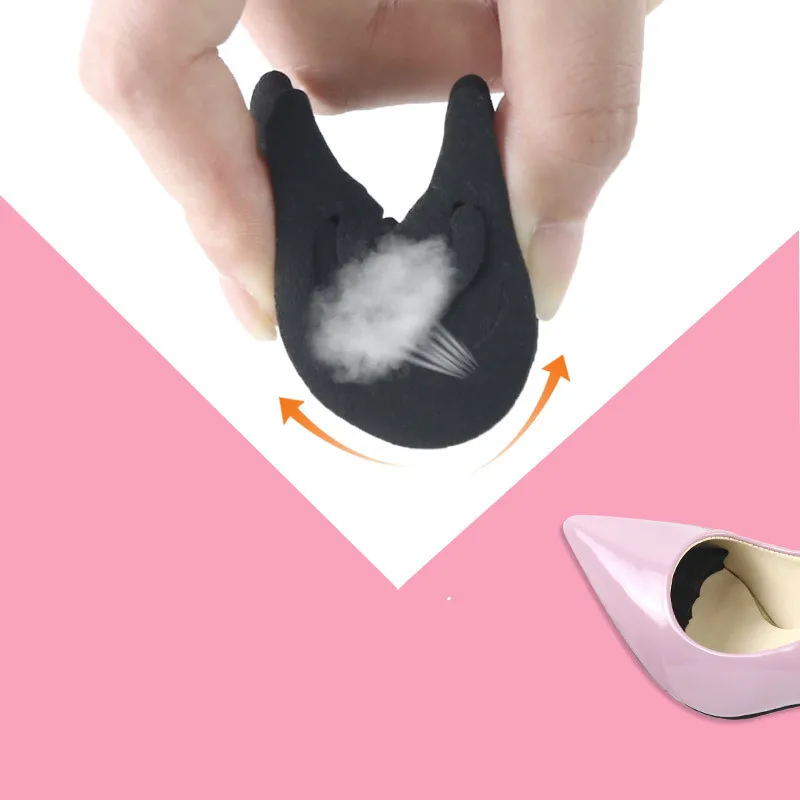 Women High HeelsToe Plugs Forefoot Pads Insoles Shoes Inserts Cushion Non-slip Thick Palms Anti-wear Footpads Pain Relief Pad