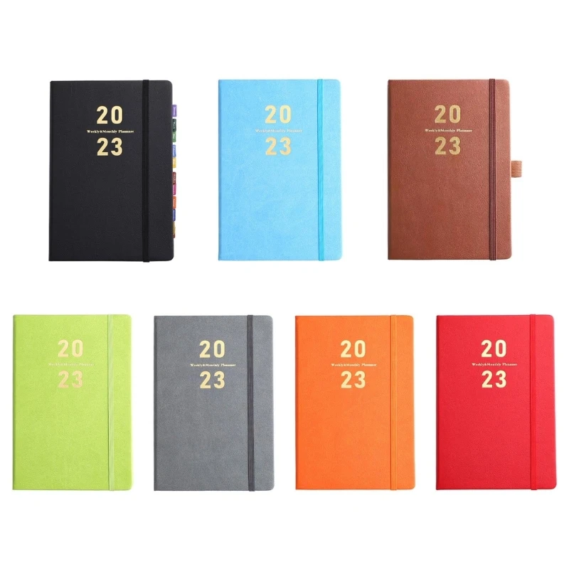 

2023 Weekly Monthly Planner B6 Pocket Size Softcover Academic Planner Journal Notebook 8.4 X 5.7In for Teacher Student