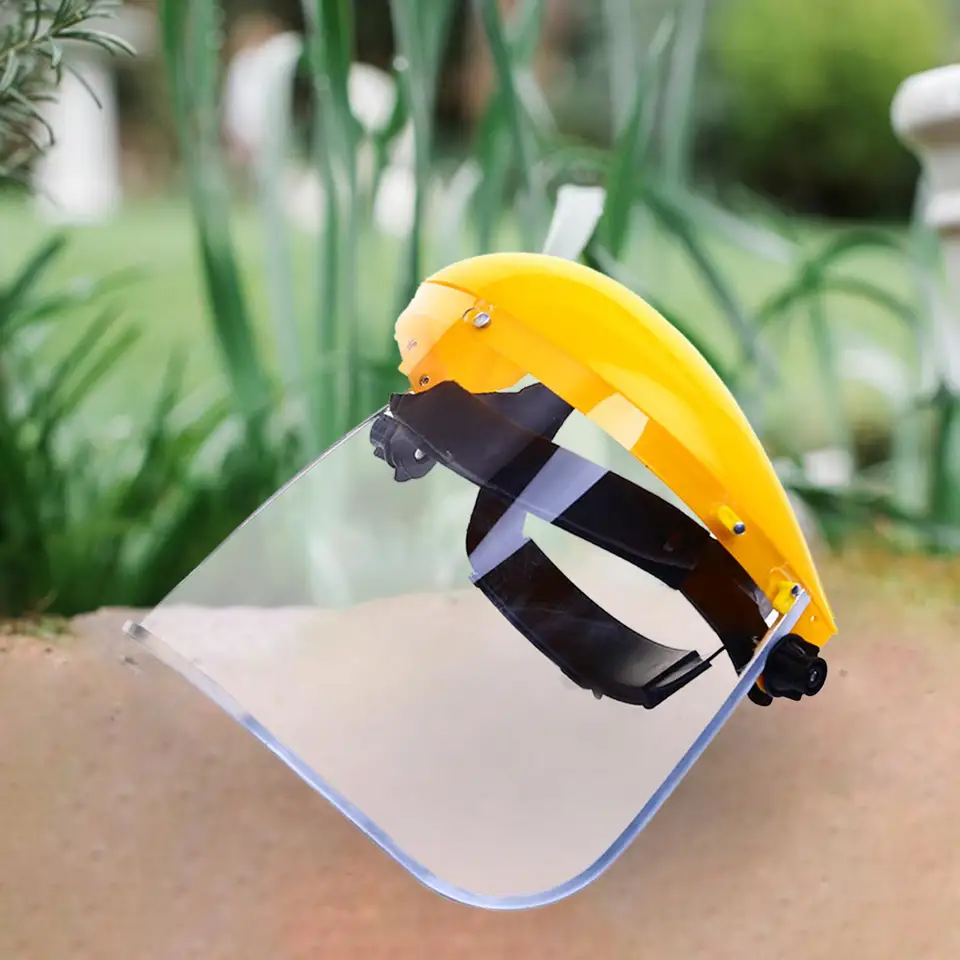 Visière Teintée Pour Casque – Lot De 2, 15.5x7.9 Pouces, Polycarbonate, Pour Soudage, Meulage, Bricolage