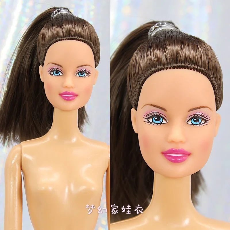 Fashion Brand Naked Doll Body Variety Skin 29cm 11 Joints Move Colourful Hair Doll Head Accessories Girls Toys Birthday Bonecas - Bilde 3