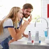 3Pieces Rolling Tube Toothpaste Squeezer Toothpaste Seat Holder Stand Rotate Toothpaste Dispenser for Bathroom (Mix Color) 4