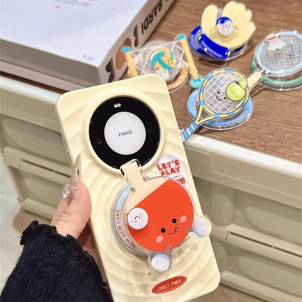 Korean Cute Cartoon Magnetic Grip and Stand