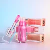Private Label Lip Gloss Pigment Long-lasting Waterproof Matte Glossy Custom Logo Makeup Wholesale P238 Transparent Square Tube 4