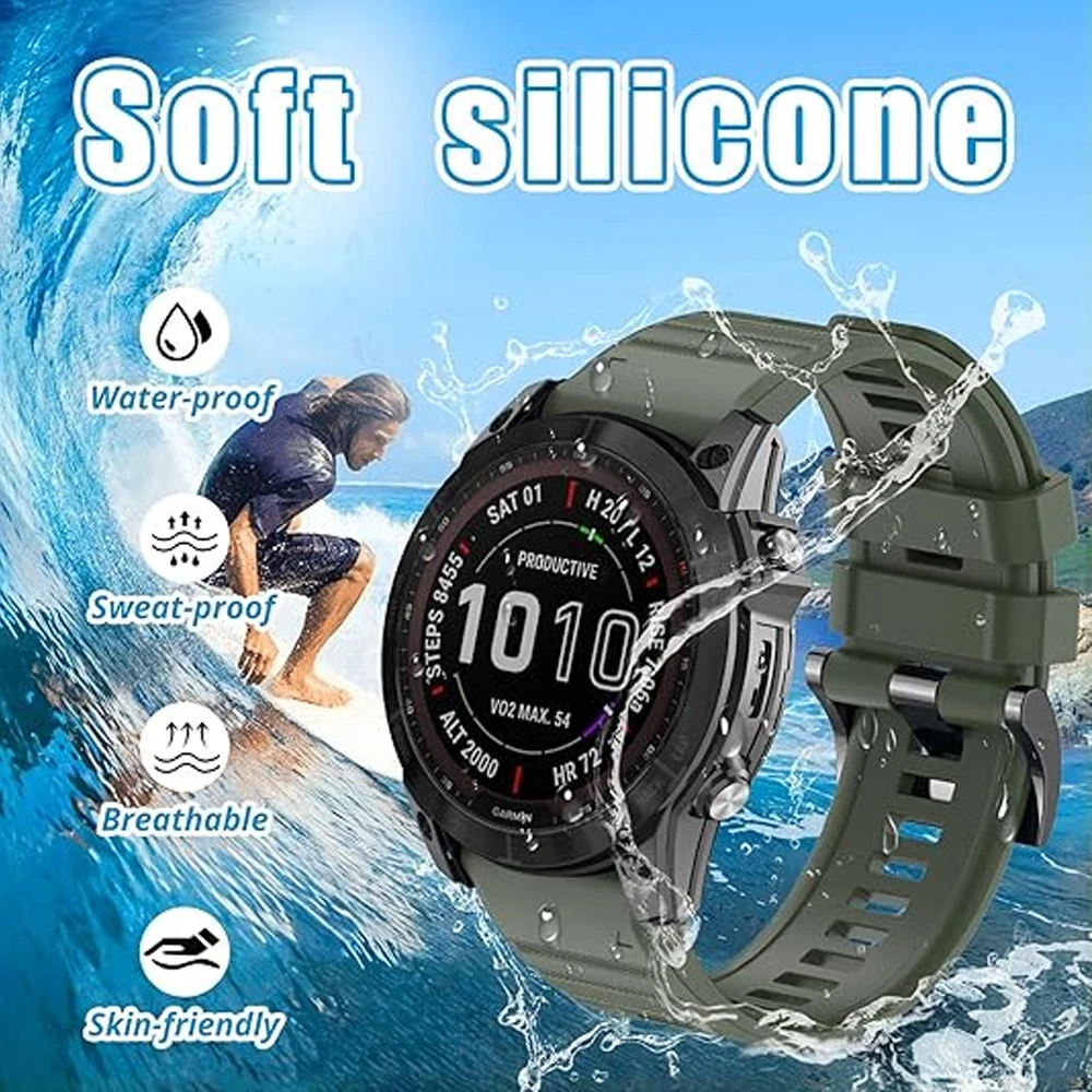 QuickFit Silicone Strap - Premium Watchband Bracelet