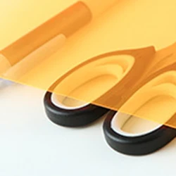 Colorful Transparent PVC Light Filter Sheet (Fluorescent orange)