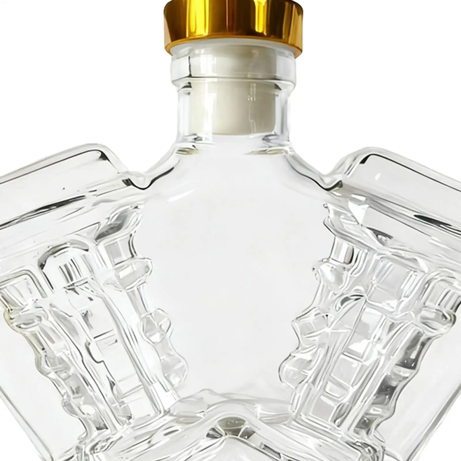 Empty Whiskey Bottles Household Wine Decanter Decorative Motorcycle Engine Shape Alcohol Container for Dining Room Display