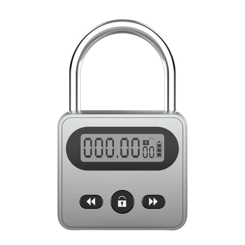 

Package Content LCD Display Electronic Time Alarm Backlight Body Chip Design Padlock Patients USB Rechargeable