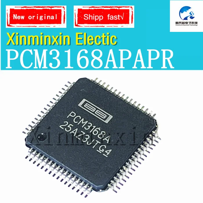 

10PCS/LOT PCM3168APAPR PCM3168A HTQFP64 SMD IC Chip 100% New Original In Stock