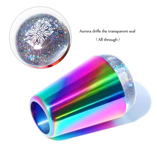 Nail Stamper Scraper Set Metallic Handle Nail Art Stamp For Stamping Polish Print Manicure Image Plate Tool