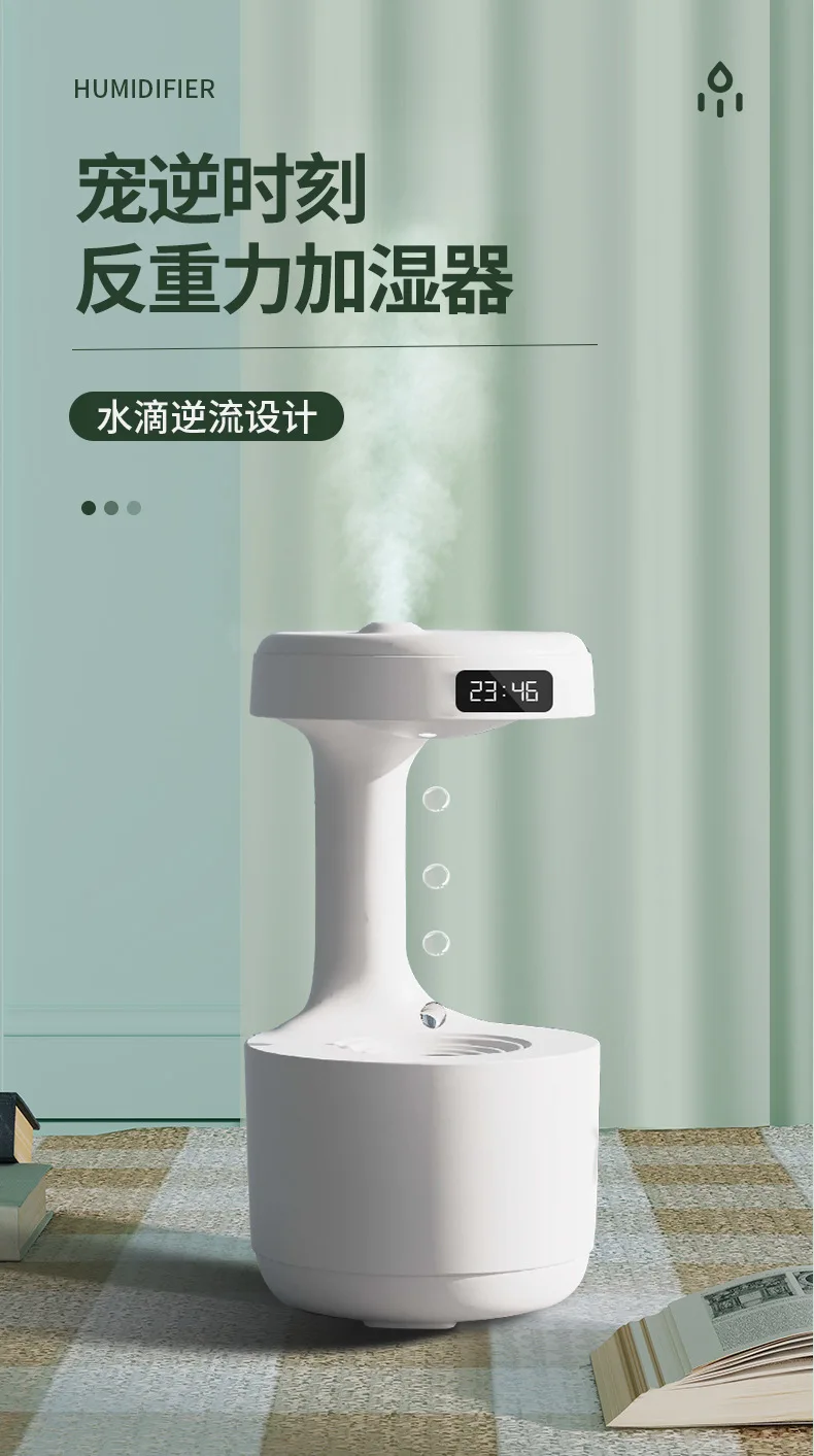 Anti-gravité eau chute humidificateur ultrasons brouillard gouttelettes  reflux - Chine Humidificateur anti-gravité pour chute d'eau et  humidificateur d'eau prix