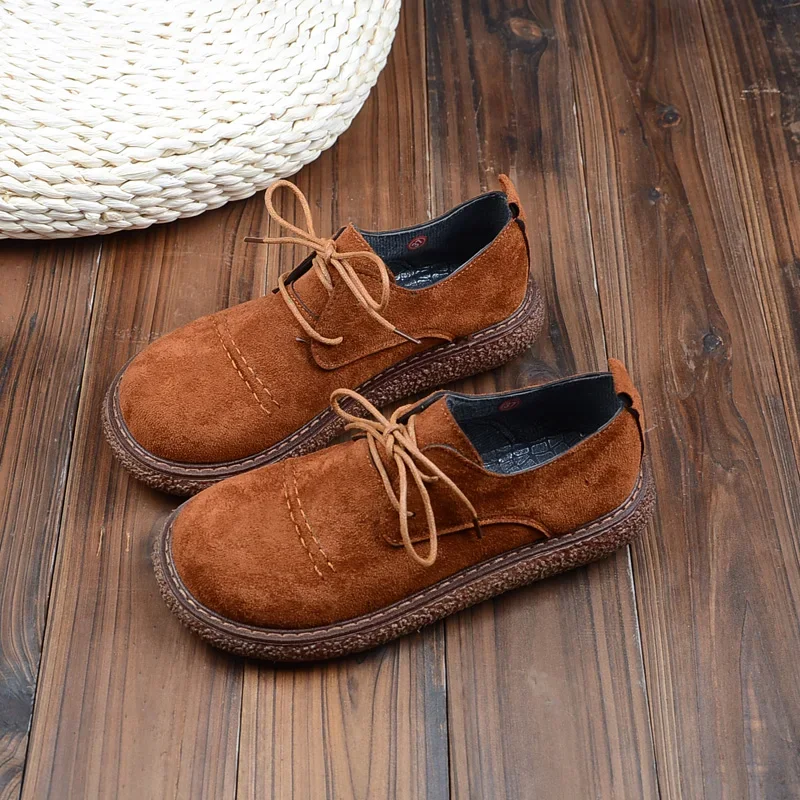 

Japanese Retro Round Head Women Shoes Mori Girl Retro Harajuku Style Big Head Doll Shoes Muffin Thick Bottom Casual Womens Shoes