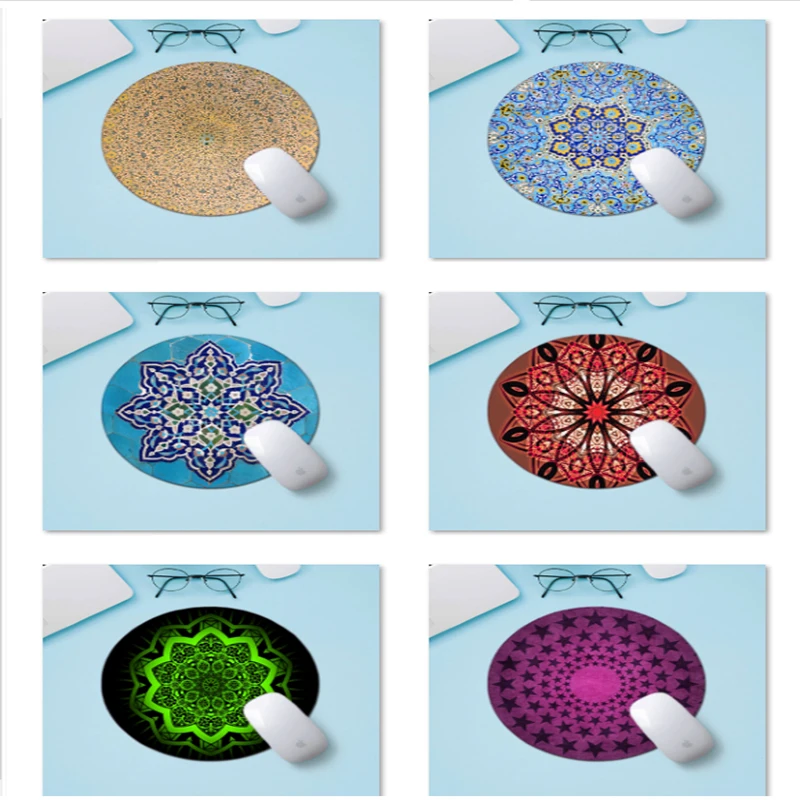 

Retro -style Cushion Mouse Pad A Cup Pattern with Side Brackets for Houses Office Table Decoration Table Cushion