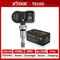 XTOOL TS100 Sensor Tools Work with TP150 Tire Pressure Monitor Programming Sensor 433 & 315MHZ TPMS Sensor Tire Repair Scanner 1