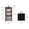 4 Layer Foldable Net Drying Outdoor Camping Clothes Food Drying Net Saving Rack Space Bracket 4-corner Storage Hanging Mesh Net 6