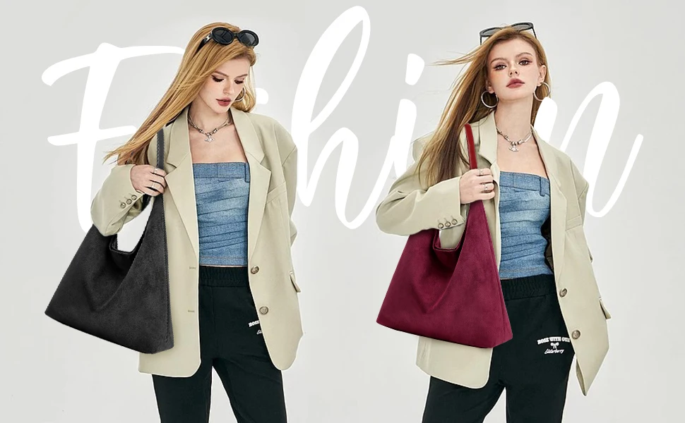 Suede bags for women