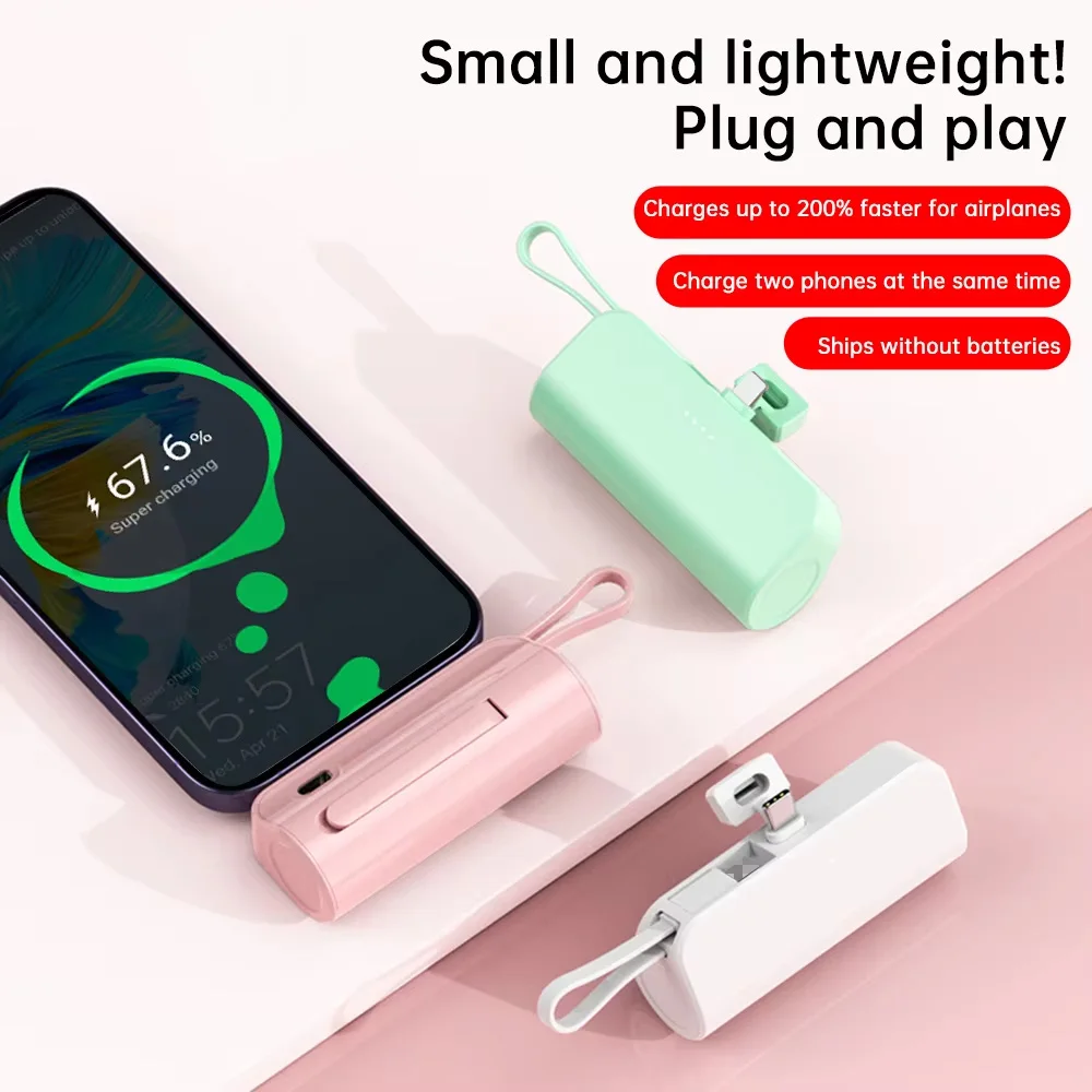 Welding-free 1-cell 18650/21700 Battery Power Bank Case DIY Mobile Power Supply Box kit for Type-C