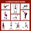 Silicone Pull Up Bands Resistance Bands,5 Resistance Levels Assistance Bands for Fitness Home Gym Working Out, Muscle Training 5