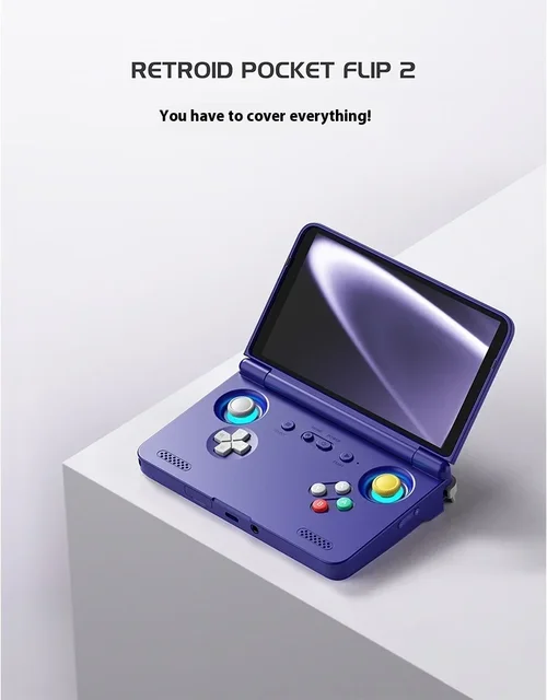 Retroid Pocket Flip2 Game Console 1080p Folding Game Console 