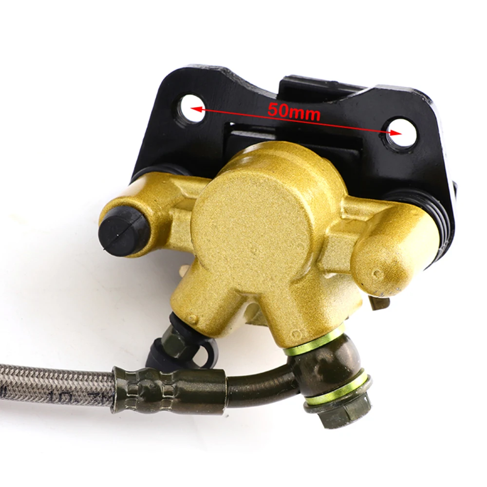 Achsschenkel spindeln der vorderen Lenk strebe mit Radnaben und hydraulischem Bremssattel satz für 110ccm 125ccm ATV Quad Go Kart Golf Buggy – Detail 10
