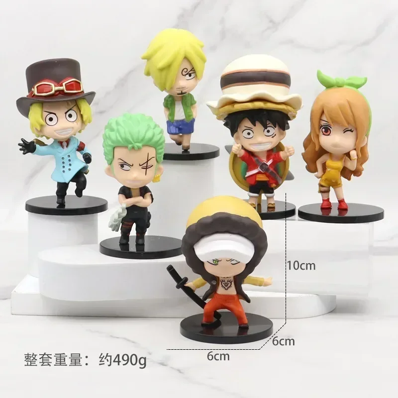 

2 поколения, 6 моделей, One Piece Nami Зоро, Луффи фигурки из ПВХ, коллекционные фигурки, игрушечные фигурки, куклы, игрушки