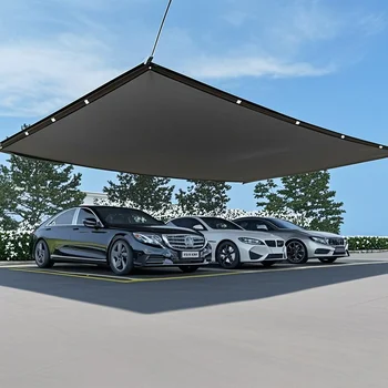 6X6m Black Shade Cloth with Eyelets Sun Protection Net Cover Anti-UV Garden Balcony Plant Sunshade Net Outdoor Greenhouse 1